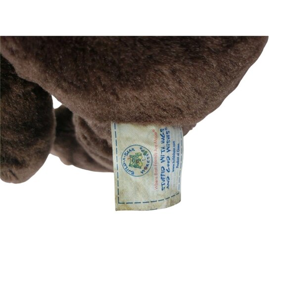 Build a Bear Dog Plush Puppy Brown Light Eye Spot Tongue Stuffed Animal BAB - Picture 6 of 7